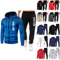 HerrenTrainingsanzug Set Hoodie Jacke Kapuzen Sweatshirt Jogginghose Sportanzug