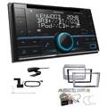 Kenwood 2-DIN Receiver Autoradio Bluetooth für Opel Antara in charcoal metallic