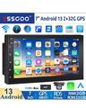 DAB+ Android 13 Autoradio 2 DIN 32G Carplay 7 Zoll GPS NAVI RDS Bluetooth Kamera