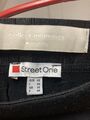 Street One Maxirock Jersey 46  Stretch schwarz 