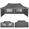 Faltpavillon 3x3/6 Wasserdicht Stabil 6 Seitenteilen PopUp Schimmelresistent 