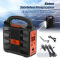 Tragbare Powerstation Solar Generator Powerbank mit Solarpanel&Lampe für Camping