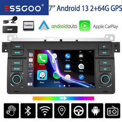 Für BMW E46 3er 318 320 325 M3 Android 13 2+64G Autoradio GPS Nav DAB+ Bluetooth