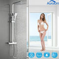  Duschsystem mit Thermostat Duscharmatur Regendusche Duschset Handbrause Dusche