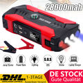 28000mAh Auto PKW KFZ Starthilfe Jump Starter Ladegerät Booster Power Bank