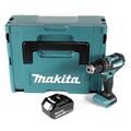 Makita DHP 485 G1J Akku Schlagbohrschrauber 18V 50Nm + 1x Akku 6,0Ah + Makpac