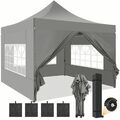 Pavillon Faltpavillon 3x3m Partyzelt Festzelt Pop Up Wasserdicht Pavillion Zelt