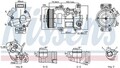 Kompressor Klimaanlage ** FIRST FIT ** NISSENS 89516 für AVENSIS VERSO TOYOTA 1