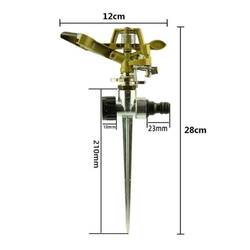 1/2/ 4x Rasensprenger Metall Impulsregner Kreisregner Rasen Sprenger Sprinkler