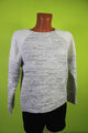 Box#76 Zara TRF Sweater S 36/38 Pullover dickeres Sweatshirt weiß grau langarm