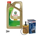 BOSCH Ölfilter 5 L Castrol EDGE FST 5W-30 LL für VW Touran 2.0 TDI