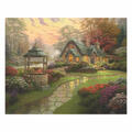 Schmidt Spiele Haus mit Brunnen Puzzle Erwachsenenpuzzle Thomas Kinkade