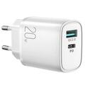 20W Schnellladegerät USB Typ C Quick Charger QC 3.0 PD Netz Stecker Lade Gerät