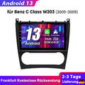 Carplay Android13 Autoradio GPS Nav 64G Für Mercedes Benz C Klasse W203 CLK W209