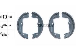 TEXTAR Bremsbackensatz, Feststellbremse 91018400 für OPEL SAAB