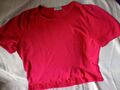 PETER HAHN Shirt Pullover - SUPIMA Baumwolle Kurzarm - Gr. 44 - Pink