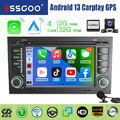 Für Audi A4 S4 RS4 8E 8F B6 B7 Carplay Android 13 2+32G Autoradio GPS Nav RDS 7"