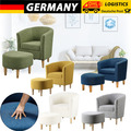 Ohrensessel Sessel mit Hocker Clubsessel Relaxsessel Lesesessel Sofa Fußhocker 