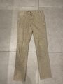 Tommy Hilfiger Herren Chinohose Stoffhose beige kariert 32/24