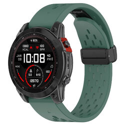 Quick Fit Silikon Ersatz Armband Für Garmin Fenix 7X 6X Pro Solar 5X Plus Tactix