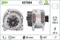 VALEO 437554 Lichtmaschine Generator 150A 14V für AUDI A4 Avant (8ED, B7)