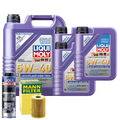 Motoröl 5W40 LIQUI MOLY High Tech 8L +MANN Ölfilter +Spülung