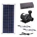 2X(50W Solarwasserpumpe 800L/H DC12V Solarwasserbrunnenpumpe GeräUscharm fü7867