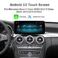 12,3 Android 13 CarPlay GPS Autoradio für Mercedes C/GLC/V/X-Klasse W205 X253