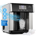 Eiswürfelmaschine Eiwürfelbereiter Ice Cube Maker Display 15kg 3L Tank silber