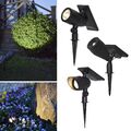 LED Solar Strahler EXTRA HELL Solarspot Garten-Leuchte Pflanzen-Spot Flutlicht