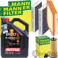 MANN INSPEKTIONSPAKET+MOTUL EFE 5W-30 MOTORÖL passend für MINI F55 F56 BMW 2er