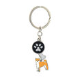 1PC Keychains,Lovely Dog Key-ring Portable Metal Keychain Keyring Key Decor CYR