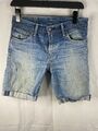 Levi's 511 Jeansshorts Herren Gr. W30 L32 blau distressed Denim Hose Taschen