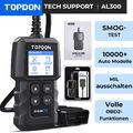 TOPDON Auto Diagnosegerät KFZ Alle OBD Modi ABS OBD2 Scanner AL300 klarer Code