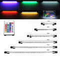 19-115cm LED Aquarium Leuchten Schildkröten Unterwasser Beleuchtung Lampe RGB