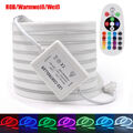 RGB Dimmbar Neon LED Strip Streifen 220V 230V Flex Schlauch diffus Lichtband DE