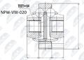 NTY NPW-VW-020 Gelenksatz Antriebswelle Getriebeseitig für FORD GALAXY (WA6)