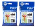 Original Brother LC3213, Tintenpatronen, DCP-J772DW, DCP-J774DW, MFC-J890DW, SET