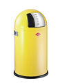 WESCO Abfallsammler PUSHBOY JUNIOR 175531-19 in LEMONYELLOW mit 22 Liter Volu...