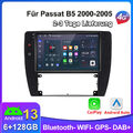 6+128GB Für Passat B5 2000-2005 9"Android 13 Autoradio DAB Navi GPS WIFI Carplay