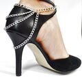 Fusskette Fuß Statement High Heels Schuh Fuss Kette Strass Fusskettchen SEXY 72