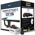 Für OPEL Corsa D Fliessheck Typ S07 Anhängerkupplung starr +eSatz 7pol uni 06-