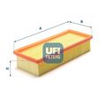 UFI Luftfilter 30.022.00 für MG ROVER