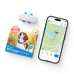 Tractive DOG 4 | GPS Tracker Hund & Health Tracker | Weiß | Neu