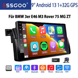 DAB+ Für BMW E46 3er 318 320 325 Autoradio Android13 GPS Navi 32G Carplay BT Kam