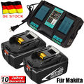 1-2x 18V 6000mAH Akku Für Makita BL1850 BL1830 LXT BL1860B Led Anzeige+Ladegerät