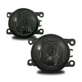Für Renault 2x Nebelscheinwerfer NSW Klarglas SCHWARZ Links + Rechts SET
