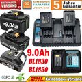 Für Makita Akku 18V 5AH 6AH 8AH BL1860B BL1850B BL1830 BL1820 LXT LED Ladegerät