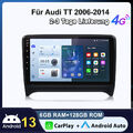 Android 13 Carplay Autoradio Für Audi TT MK2 8J 2006-2014 GPS NAVI DAB+ 6+128G