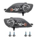 Scheinwerfer Set grau inkl. OSRAM Lampen H7 mit LWR Motor für VW Golf Plus 5M1 5